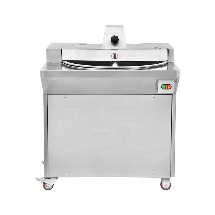 Commercial Sausage Meat Cutting Machine Fruits Vegetable Chopping Maker Electric Stainless Steel Vegetables Bowl Cutter Chopper