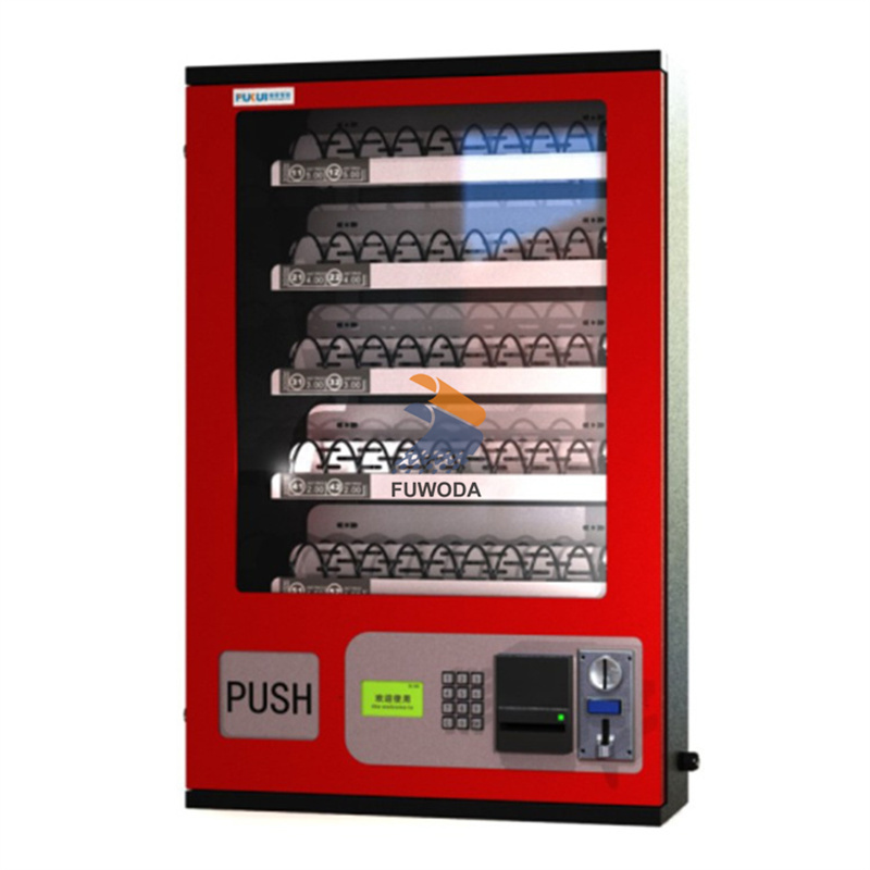 Coin&Bill Operated Snack and Drink Automatic Vending Machine Wall Mounted Small Vending Machine