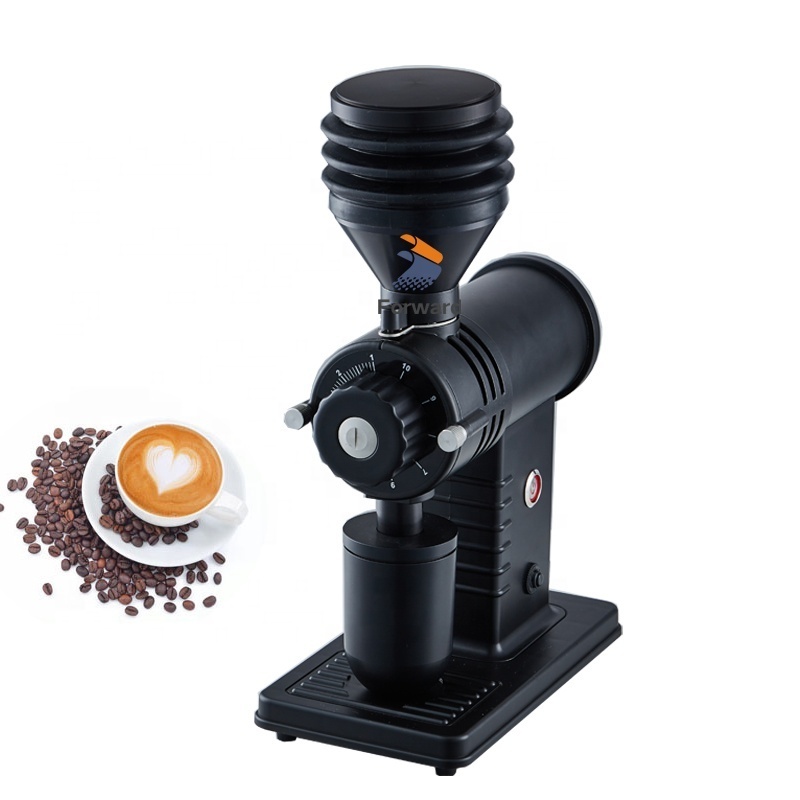 Amazon hot sale turkish 150G air beating hopper coffee bean grinder 60mm Flat Burr Espresso Coffee milling machine