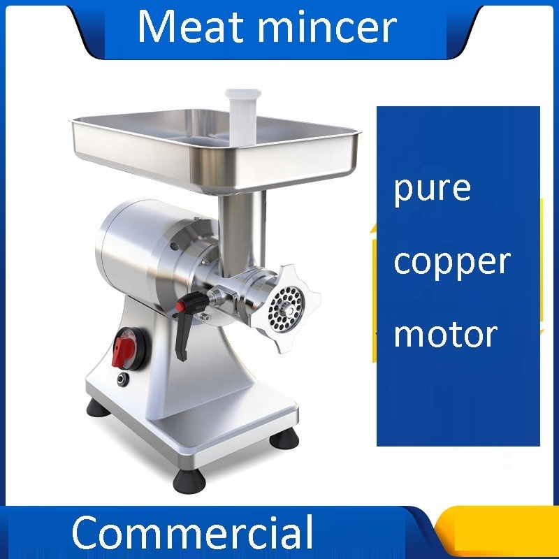 Electric Stainless Steel Mincer Sausage Maker Commercial Meat Grinder 100-200kg/H 110/220V Stuffing Mixer Food Chopper Grinder