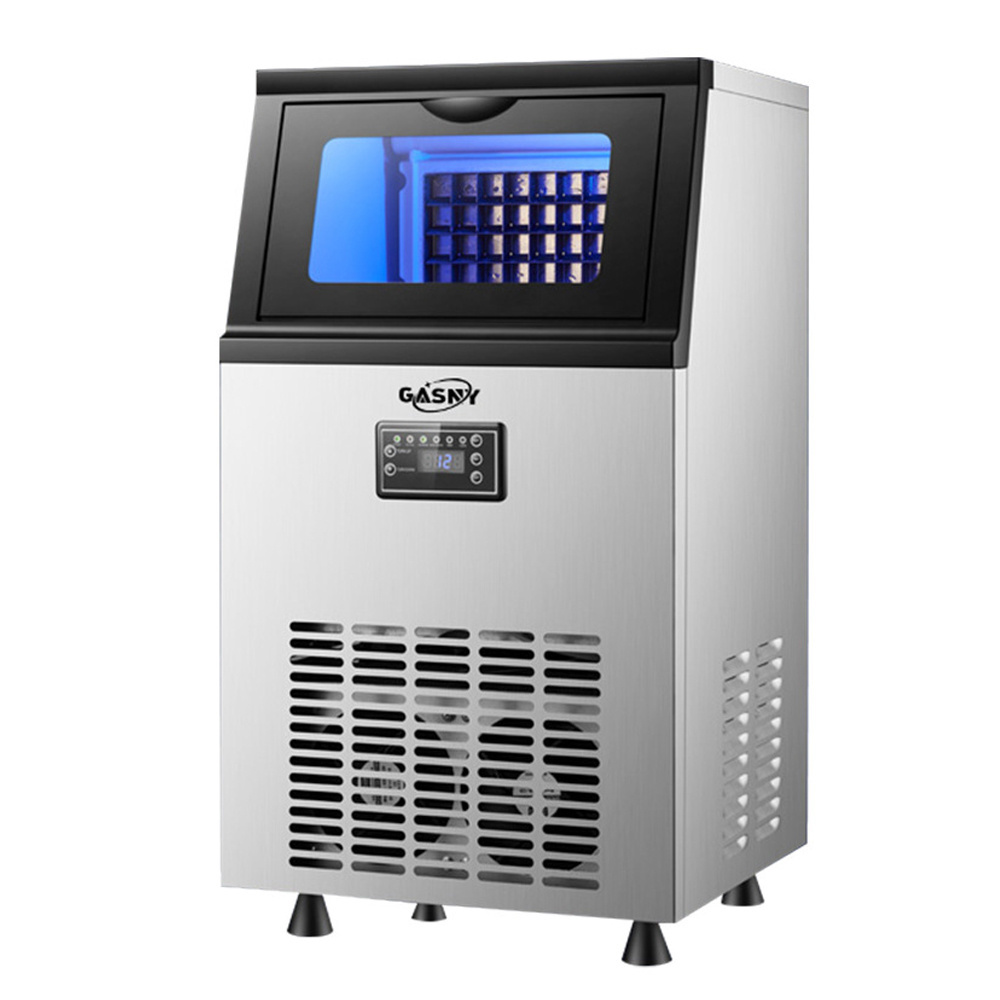 Ice Cube Maker Machine 40-50KG/Day Commercial Ice Making Machine 36/44pcs Automatic Ice Cube for Bar Tea Cafe