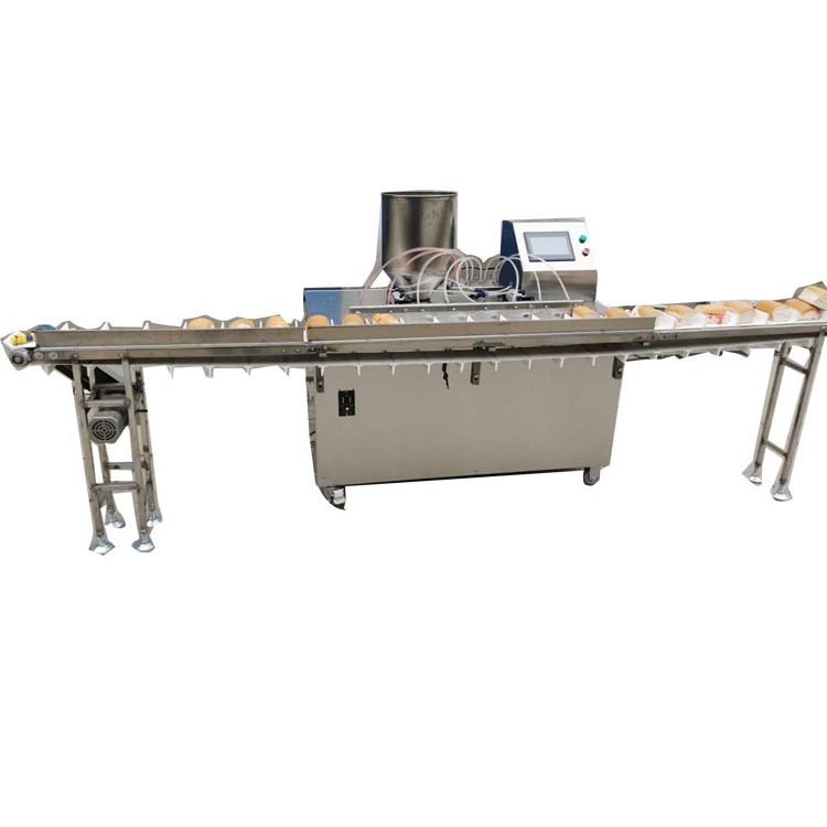 Automatic Bread Biscuit Donut Cream Filling Injector Injecting Machine