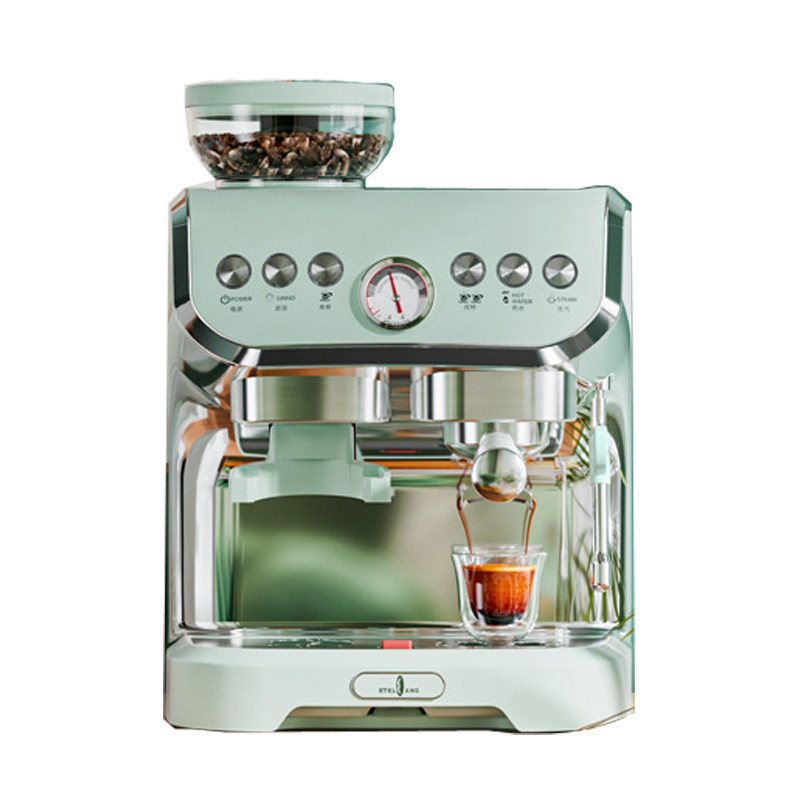 Double Pumps Double Boilers Home Use Espresso Coffee Maker Italian Coffee Machine Germany Coffee Machine With Grinder