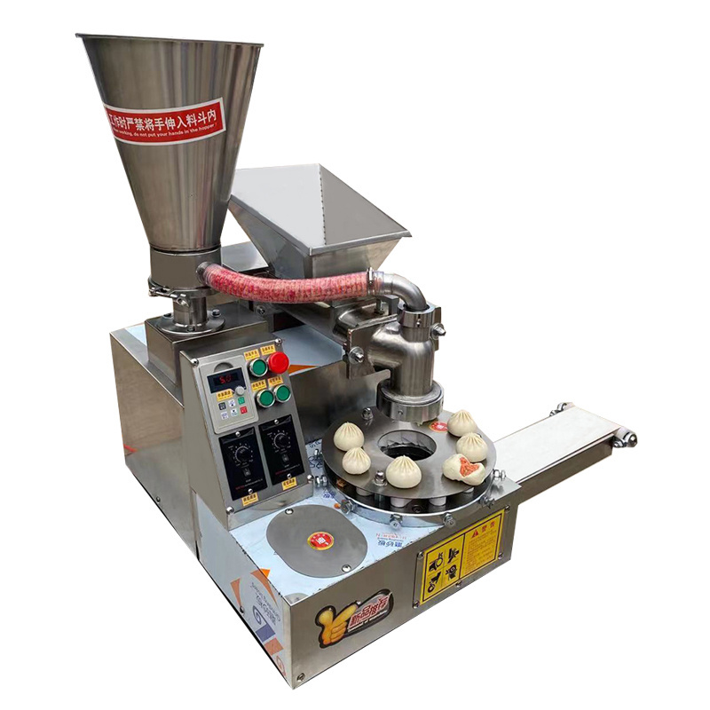 Door to door shipping 2000pcs/h small pork bun machines /Steamed stuffed bun machine/tabletop momo making machine