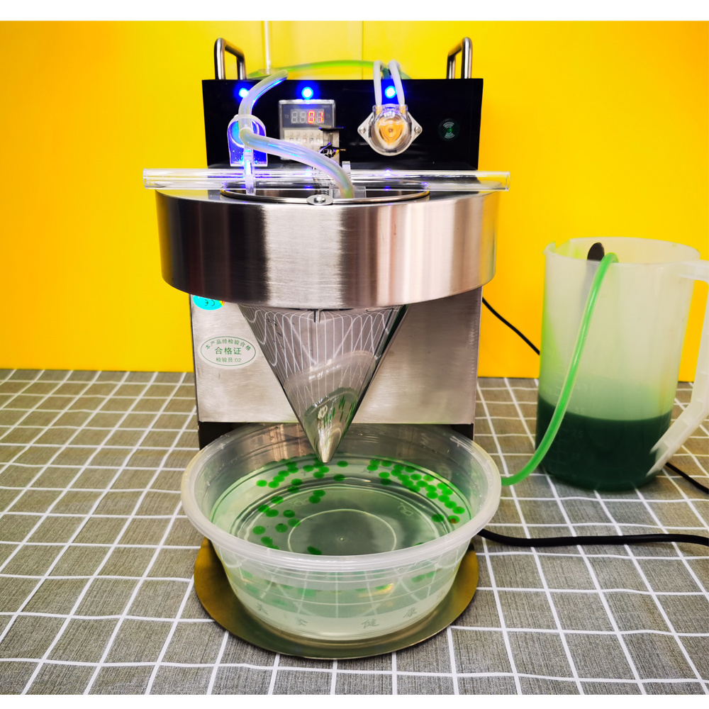 3-20mm Diameter High Quality Popping Boba Bubble Tea Making Machine Small Jelly Ball Bubble Tea Making Machine