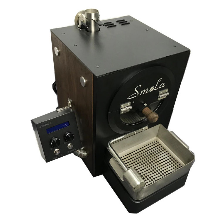 Mini sample coffee roaster 600g professional Infrared coffee roaster for sale coffee baking machine direct fire heating