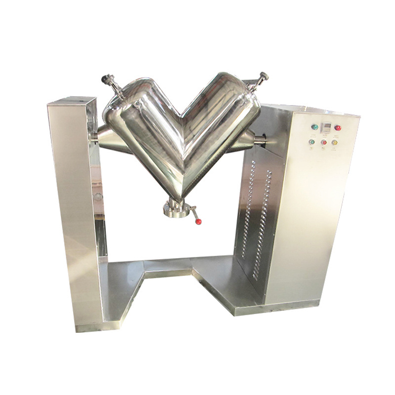 Dry Powder Mixer for Chemical V Shape Dry Powder Mixer Spice Coffee Flour Washing Powder Mixing Machine