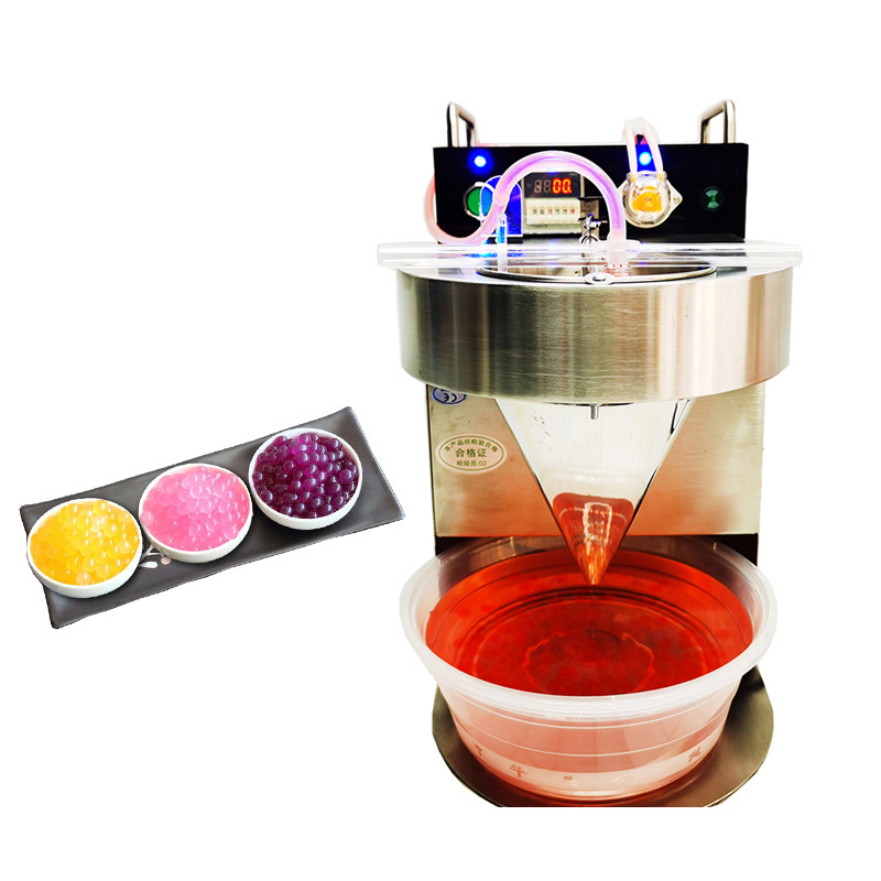 3-20mm Diameter High Quality Popping Boba Bubble Tea Making Machine Small Jelly Ball Bubble Tea Making Machine