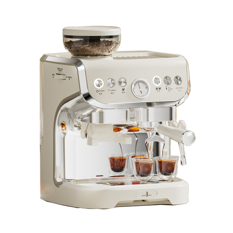 Double Pumps Double Boilers Home Use Espresso Coffee Maker Italian Coffee Machine Germany Coffee Machine With Grinder