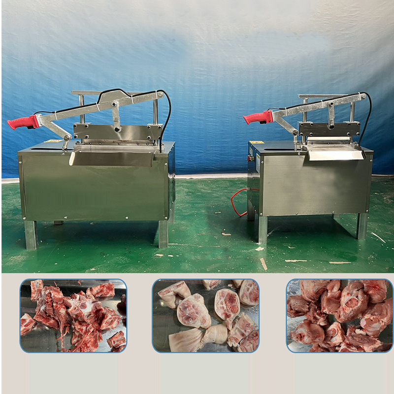 Commercial 300-500kg/h Bone Cutter Bone Saw Machine Frozen Meat Cutting Machine