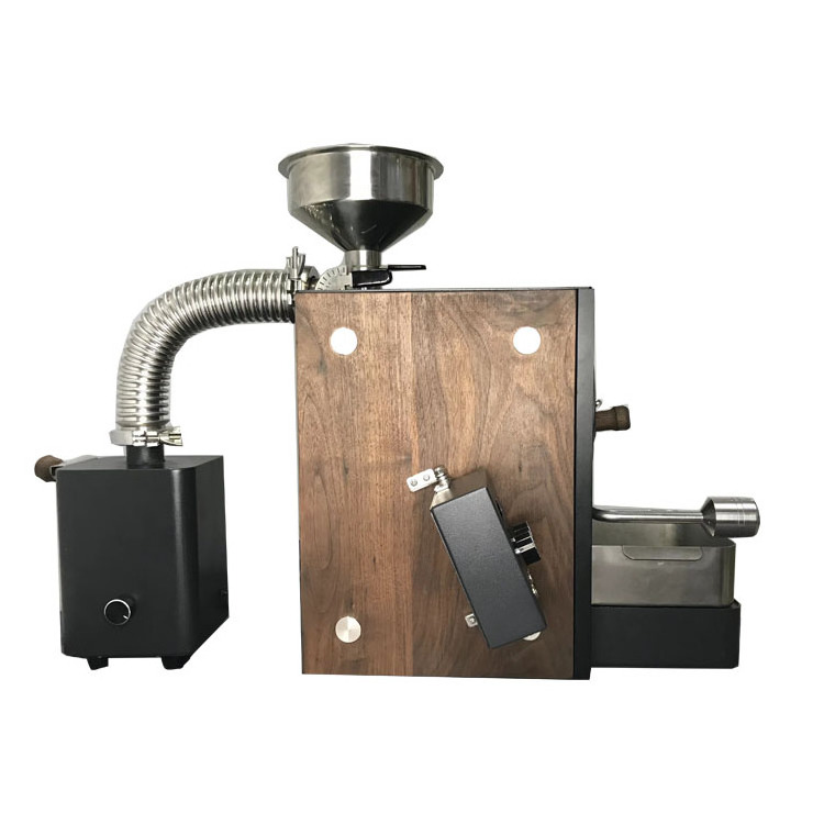 Mini sample coffee roaster 600g professional Infrared coffee roaster for sale coffee baking machine direct fire heating