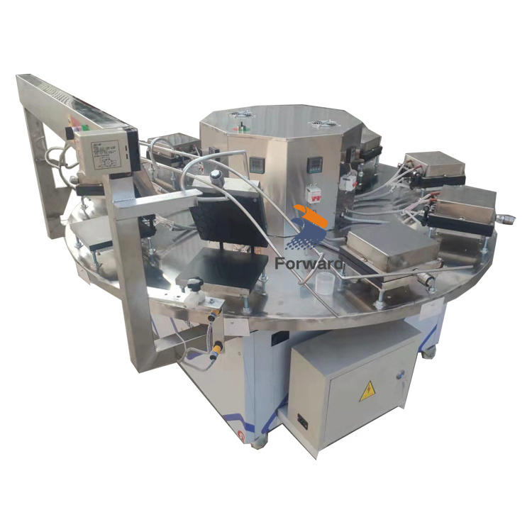 Commercial Crispy Egg Roll Icecream Cone Maker Small Stroopwafel Production Line Waffle Cone Making Machine