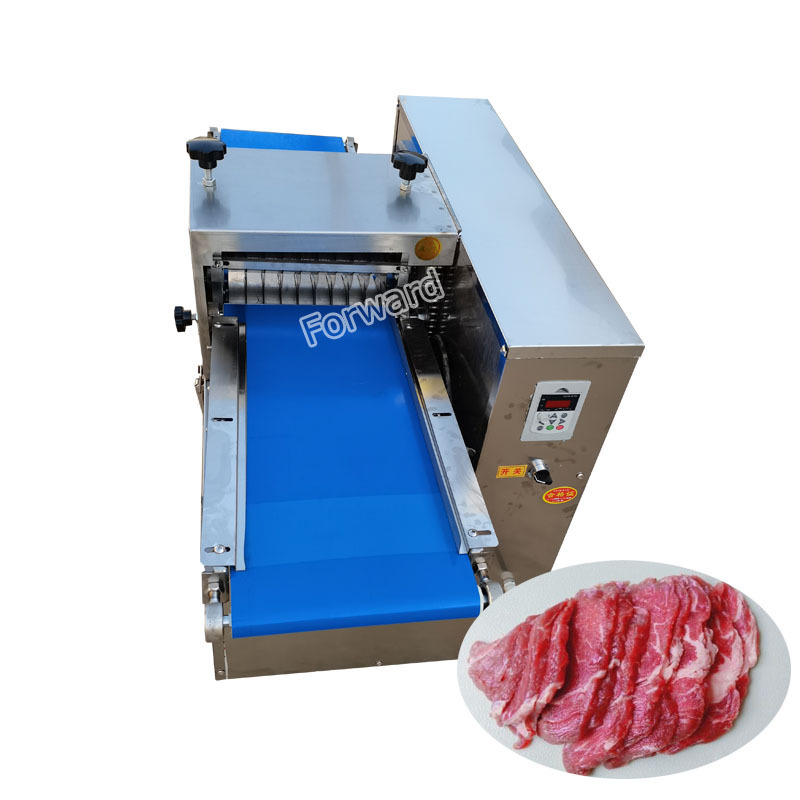 40CM width belt Flake pork meat cutting slicing machine/chicken Breast slice making machine/fresh beef jerky slicer