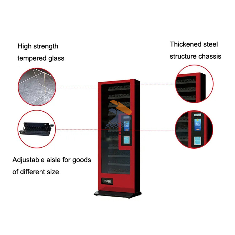 24 Hours Self Sell Automatic Vending Machine Hotel Office Building Vending Machine Candy Vending Machine