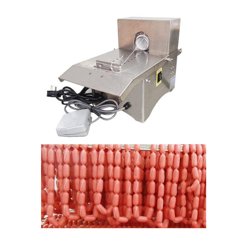 42mm Diameter Electric 220V 110V 60pcs/min Automatic Sausage Linker Tying Machine Sausage Knotting Machine Sausage Twist Machine