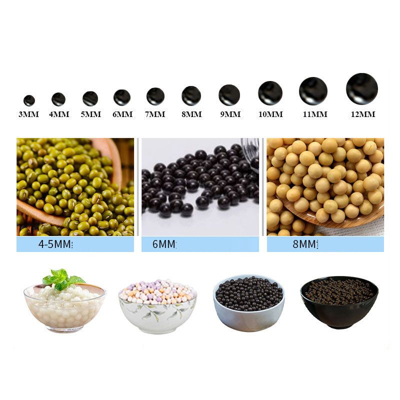 3-12mm Pearl Balls CE Popping Boba Maker Machine/Tapioca Pearls Making Machine/Bubble Tea Tapioca Pearls Making Machine