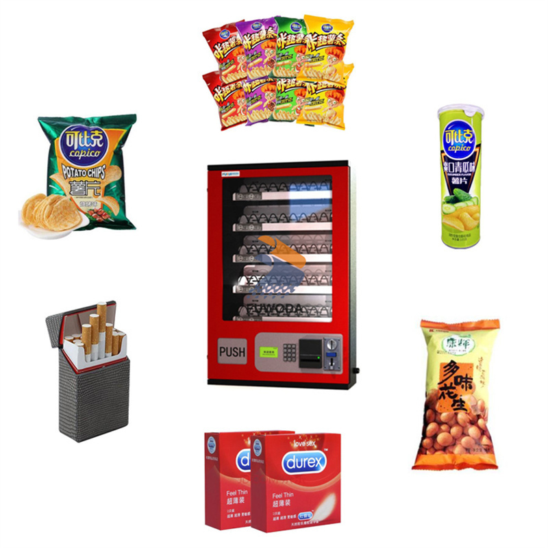 Medical Vending Machine Automatic Coin Operated Wall Mounted Small Mini Snack Vending Machine