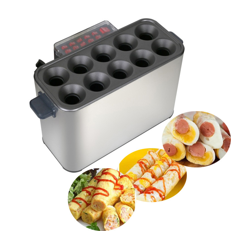 Commercial Egg sausage roller/hot dog boiler/Omelette Master egg sausage roll making machine