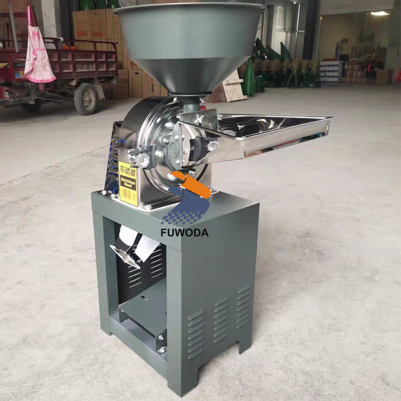 Industrial Grain Herb Grinder Stainless Steel Dry Food Pulverizer Spice Power Mill Grinding Milling Machine