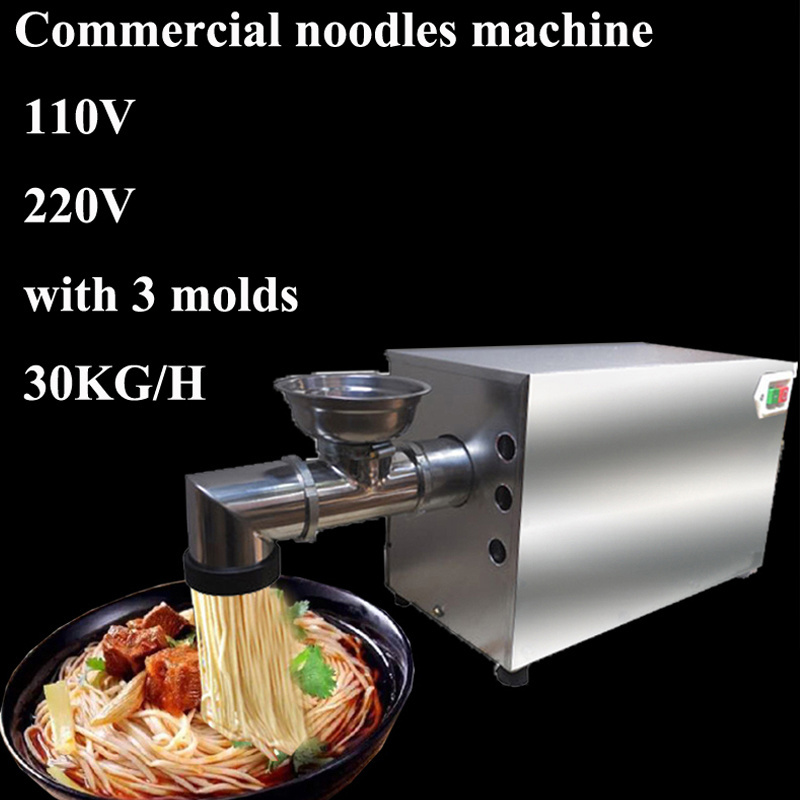 Automatic Industry Japanese Noodle Machine Fresh Pasta Ramen Dough Noodle Making Machine With 3 Molds