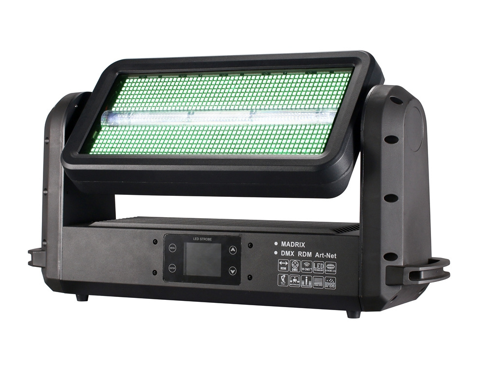 3-Year Warranty Updated JDC1 IP65 IP66 Waterproof Aura Backlight Wash Beam Strobe Array Atomic 4000 LED Moving Head Strobe Light