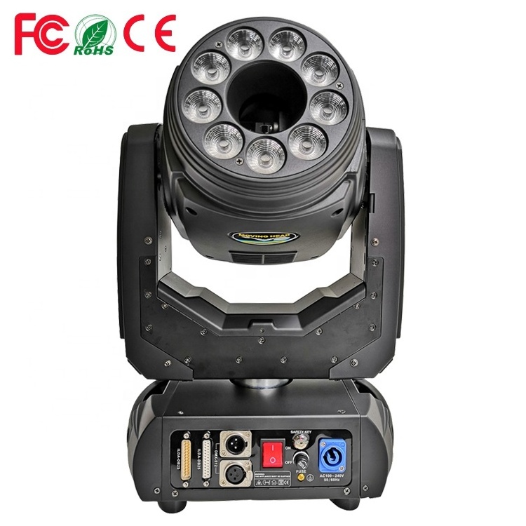 Laserworld Pro ILDA ISHOW DMX 9*10W LED Movinghead Wash Light & 5000mW 4W 6W 7W RGB Full Color Moving Head Animation Laser