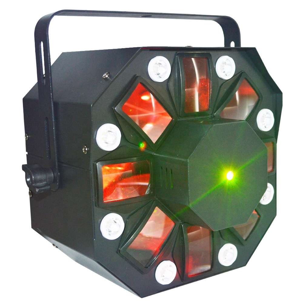 Factory Wholesale American DJ Stinger 150MW Red & 50MW Green Laser+8*1W White LED+5*3W R/G/B/W/A LED Disco Stage Light Price