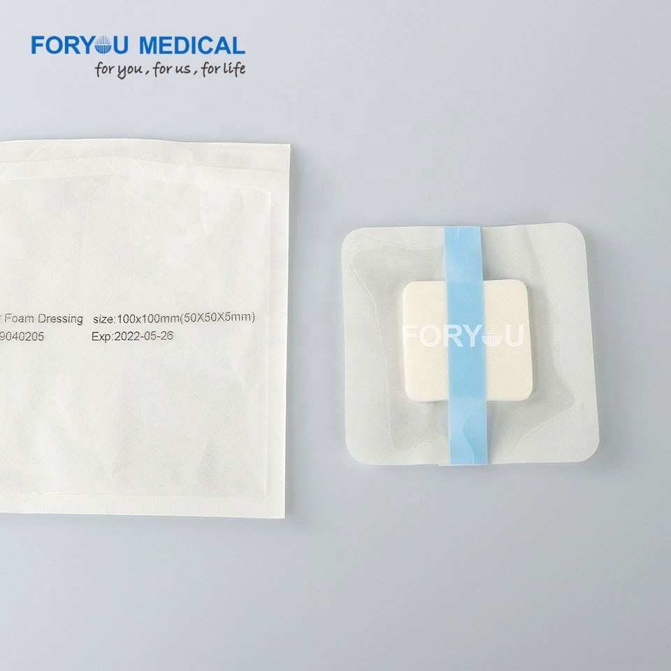 Medical Disposable Secure Foam Dressing Non Adherent Pad