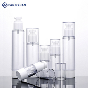 Cosmetic Package Bottle Customazed Printing LOGO Spray Bottles white airless pump bottles