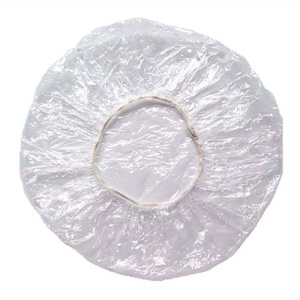 Clear Disposable Shower waterproof plastic cap