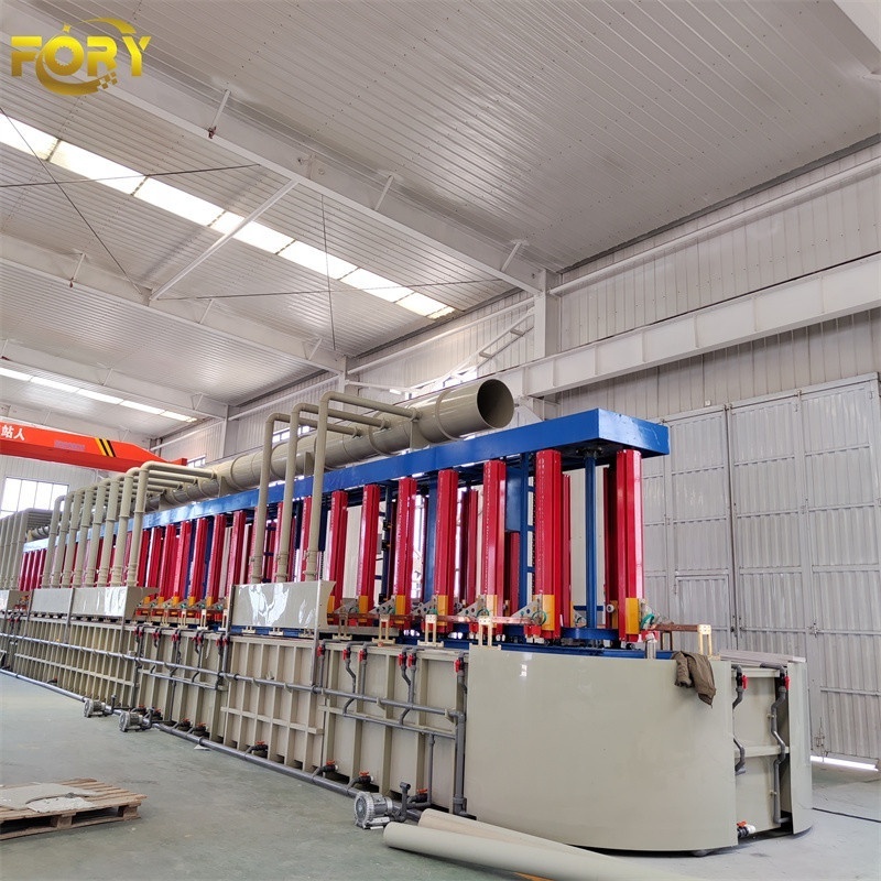 Fory Full automatic Steel chrome plating coating machine zinc plating equipment