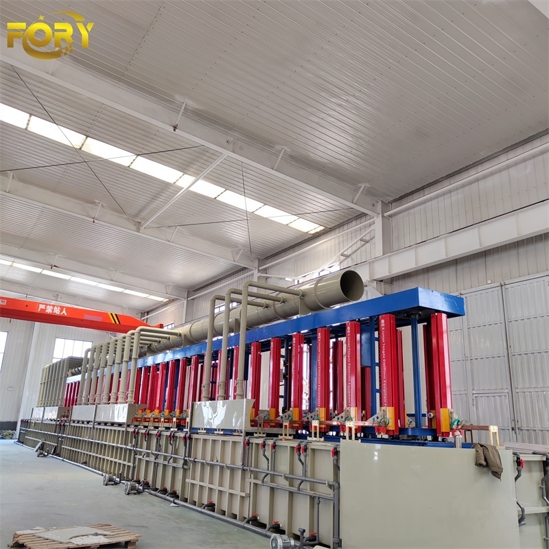 Fory Full automatic Steel chrome plating coating machine zinc plating equipment