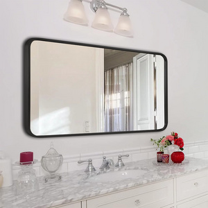 Minimalist Style Rectangle Full Length Mirror Commercial Customized Packing Wall Hanging Bathroom Mirror