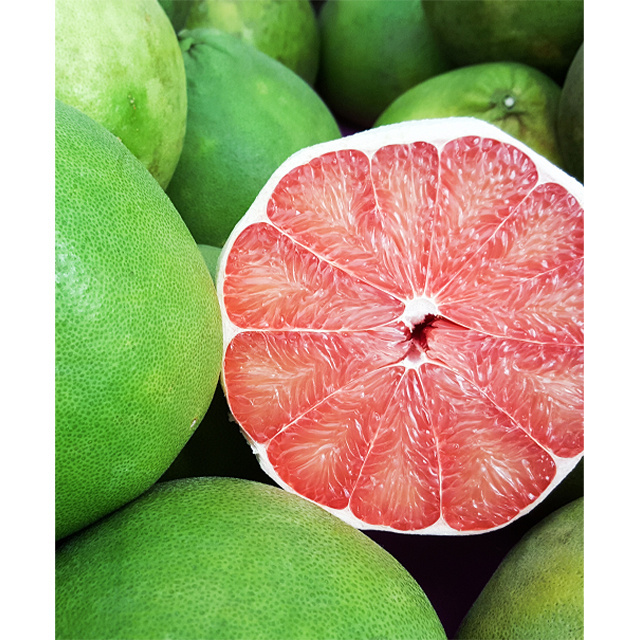 CUSTOMIZED BRAND GREEN SKIN POMELO MADE IN VIETNAM  EU QUALIFIED FOR EXPORT WITH THE BEST PRICE