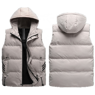 custom lightweight waistcoat warm bubble packable sleeveless jacket plus size winter men duck down puffer vest for men