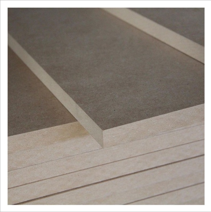 melamine board Foshan factory sanded raw mdf plain MDF boards for slatwall display