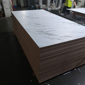 1220 x 2440mm White Laminated 4x8 Melamine MDF  board for Furniture