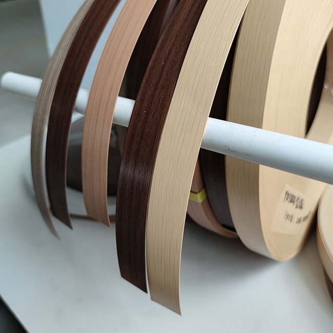 Banyuan Furniture Fitting and Accessories PVC Edge Banding Tape Plastic Edge Trim for MDF