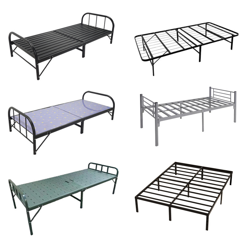 Wholesale Price Metal Bunk Bed Frame Knock Down Heavy Duty Double Metal Detachable Bunk Bed