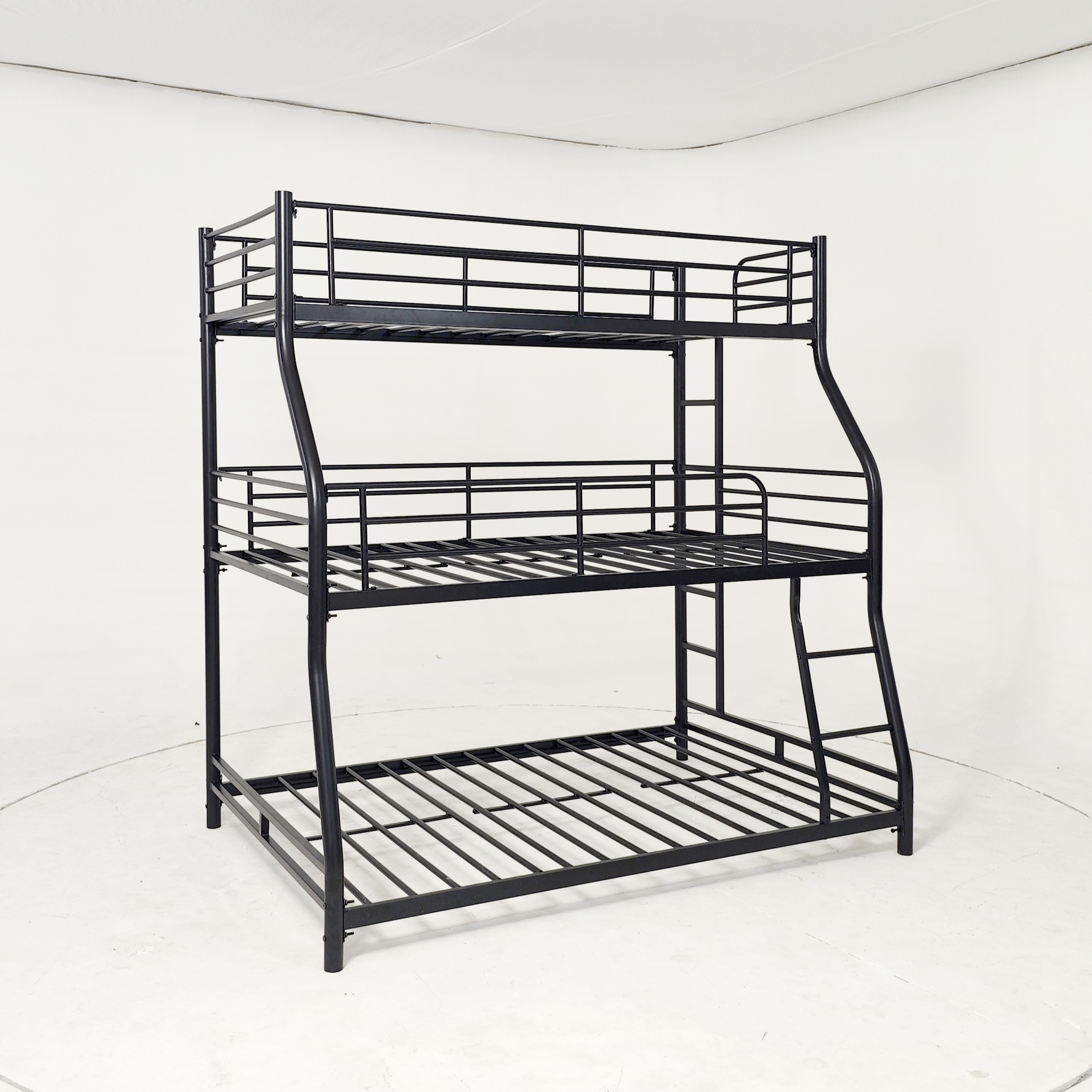 Factory Wholesale Single Metal Bed Iron Bed Bedroom Furniture Metal Frames Bunk Bed For Kids