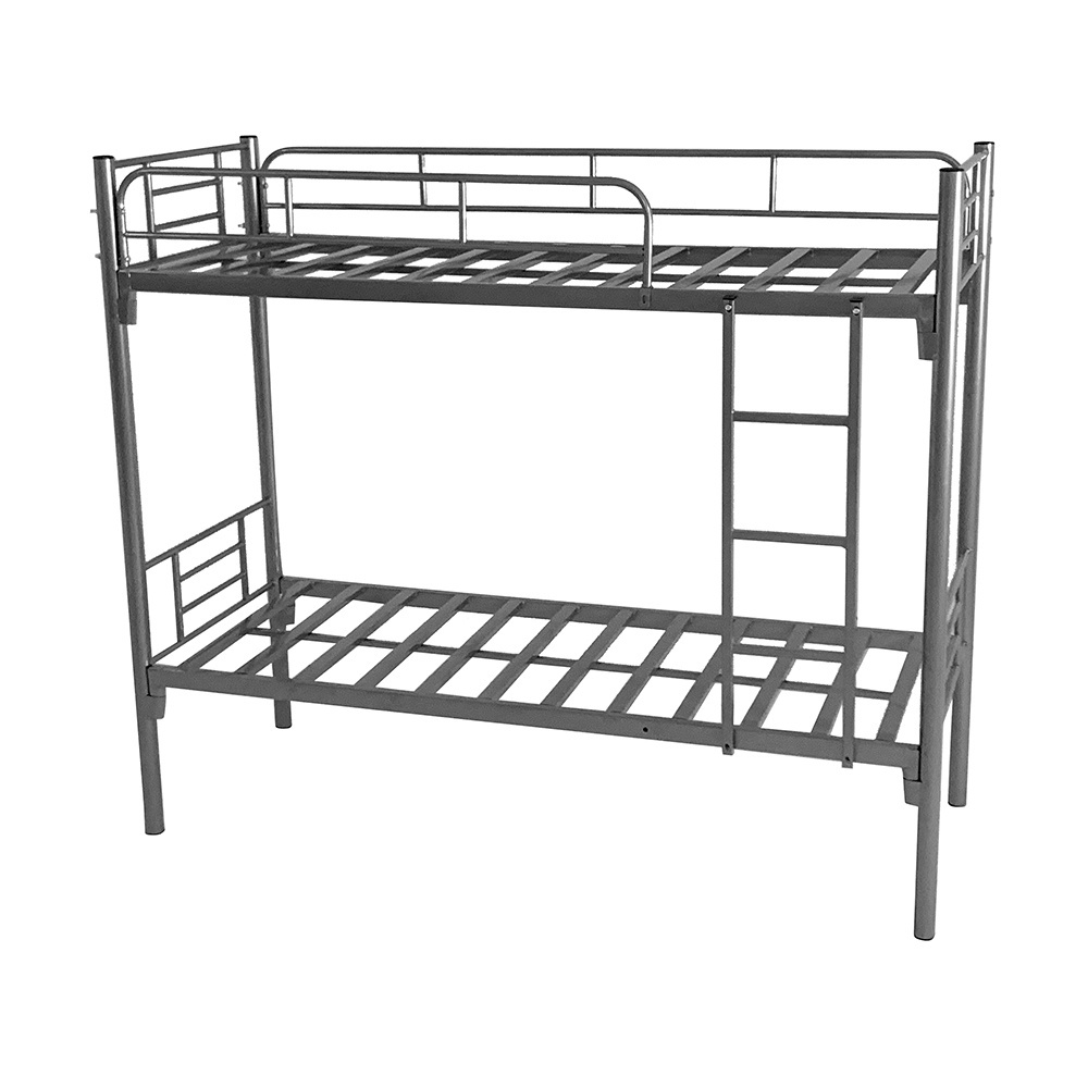 Hot sell metal bunk bed frame double bed for adults worker twin metal frame for boys used bunk beds for sale