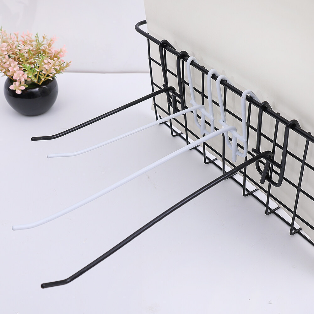 Supermarket Grid Shelf Hook Jewelry Mobile Phone Accessories Hook Supermarket Shelf Display Hanger Metal Peg Board Hook