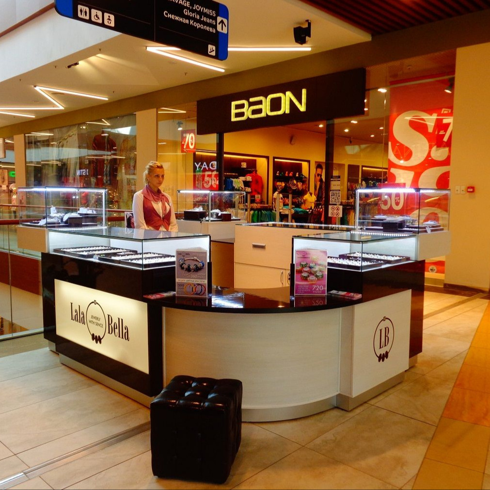 Makaron Shopping Mall Stand Design 270 Mall stand ideas kiosk design Showcase Retail Store Opens Mall