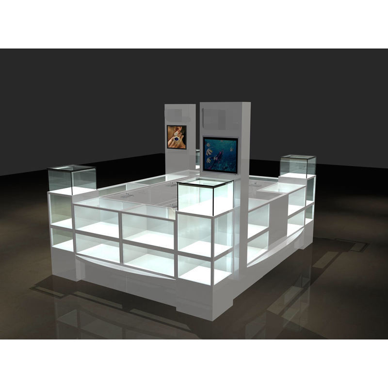 Customized Materials Jewelry Display Kiosk,Jewelry kiosk shopping mall For Shop Fitting