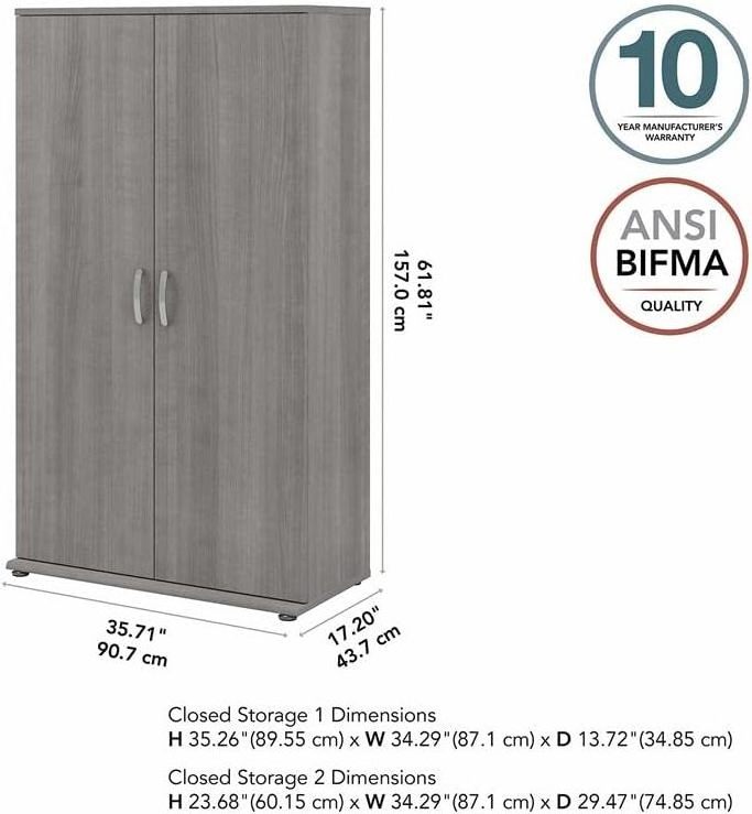 Modern double door metal closet storage wardrobe armoire closet wardrobe