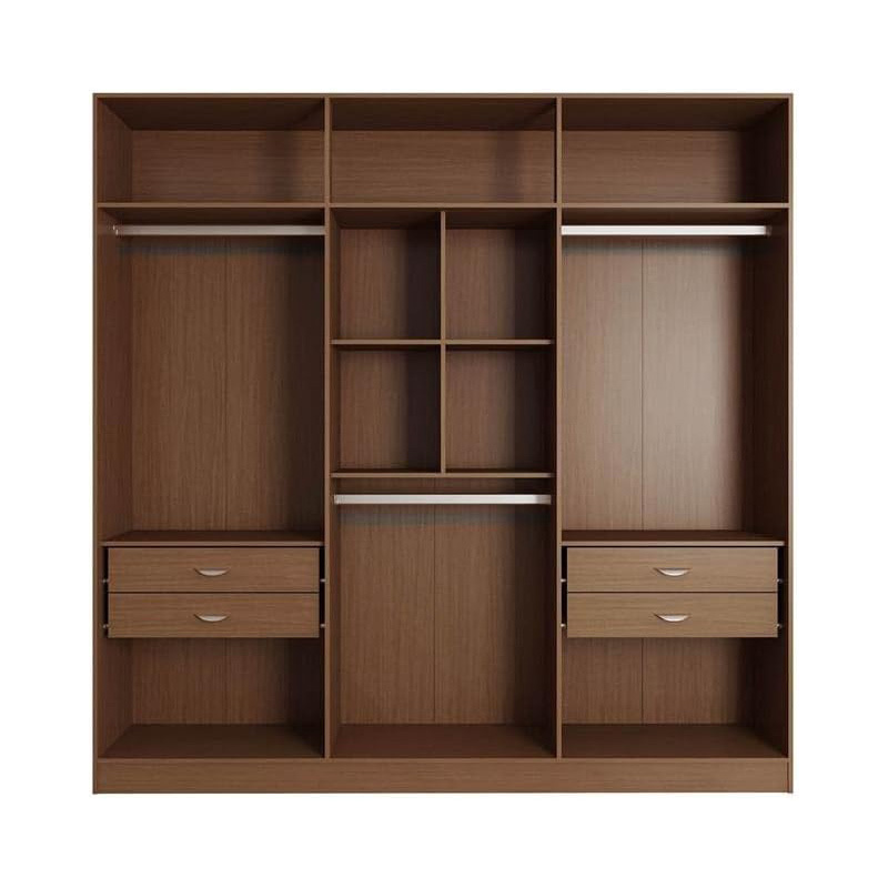 Large Storage Modern Design 6 Door Bedroom Wardrobe Wholesale wardrobe Bedroom cabinet