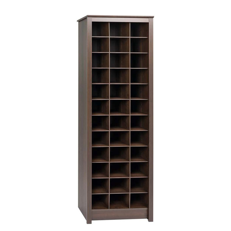 Free Standing Tall Hallway Bedroom Bathroom 36 pair Shoe Rack Louvered Doors Cabinet shoes cabinets