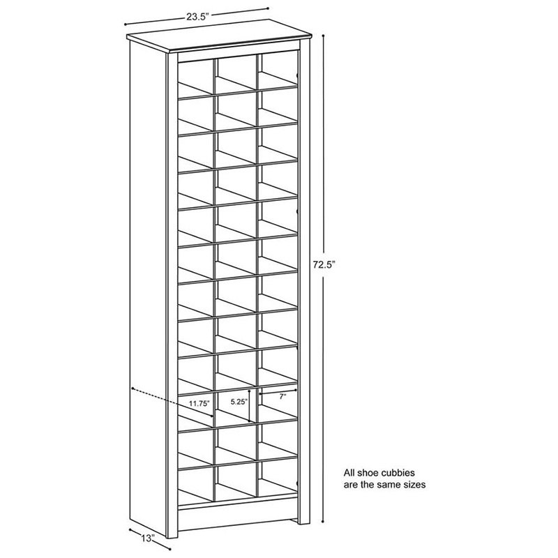 Free Standing Tall Hallway Bedroom Bathroom 36 pair Shoe Rack Louvered Doors Cabinet shoes cabinets