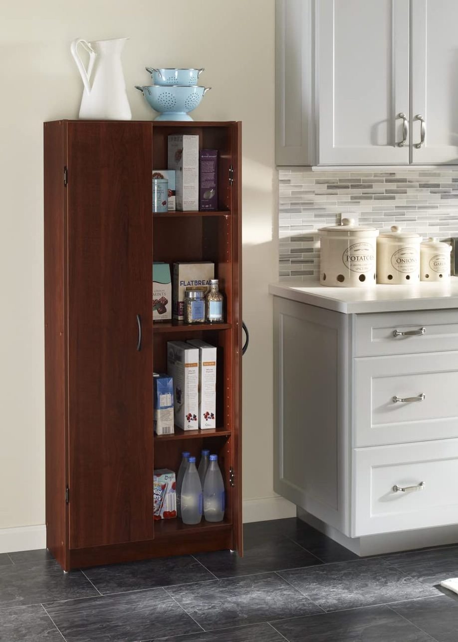 Garage Storage Cabinet Large modern Locker with Adjustable Shelves & Locking kitchen cupboard