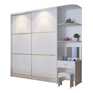 Factory Price Bedroom Storage Furniture Wardrobe Modern Armoire Closet Wardrobe Corner Cabinet